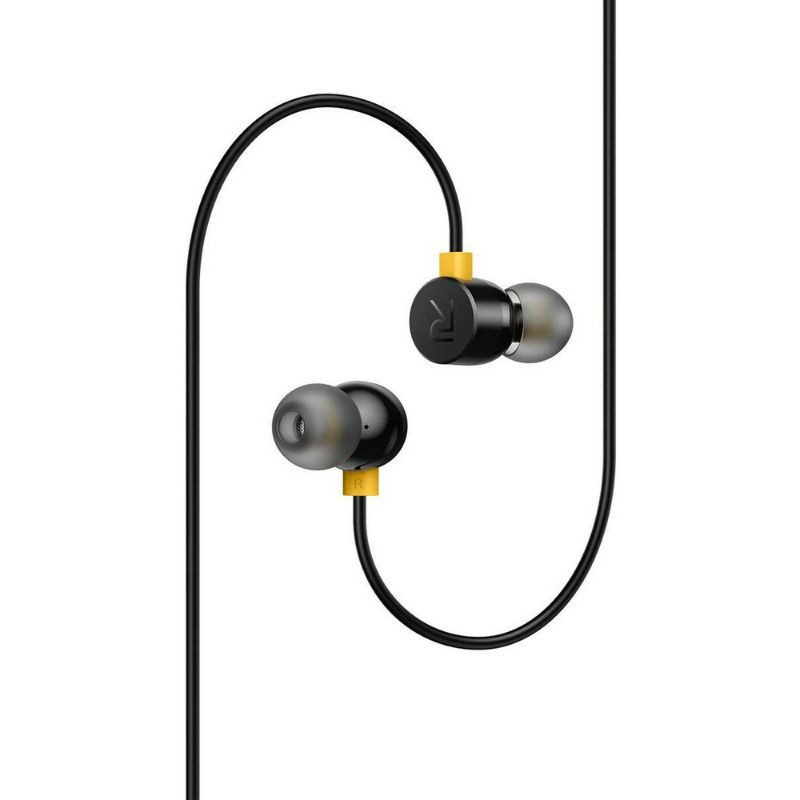 Realme Earphone Earbuds with Mic - RMA101 -Black