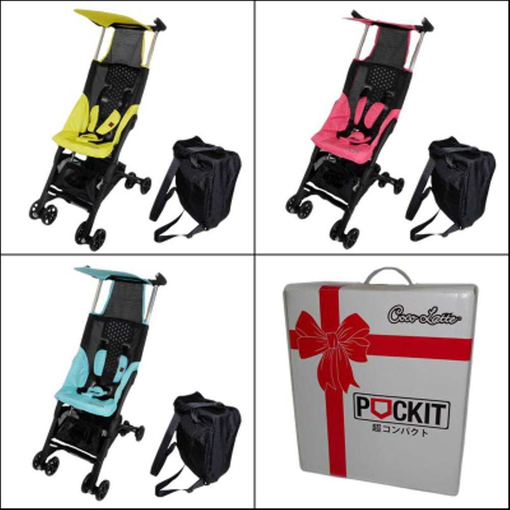 Perfect  Stroller COCOLATTE 689 POCKIT BACK PACK  READY YELLOW RED BLUE Menggugah