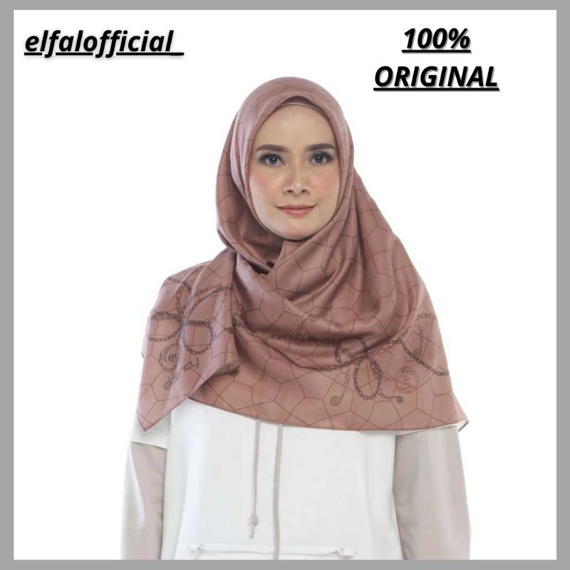 Kerudung Hijab Jilbab  Deenay CHAIN BROWN SUGAR SCARF