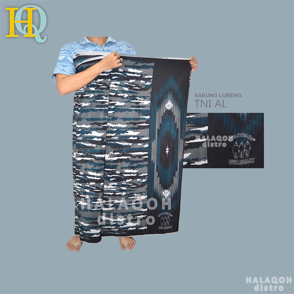 SARUNG LORENG MOTIF TNI AL KRI ORIGINAL AMMO STANDART | SARUNG PRIA DEWASA