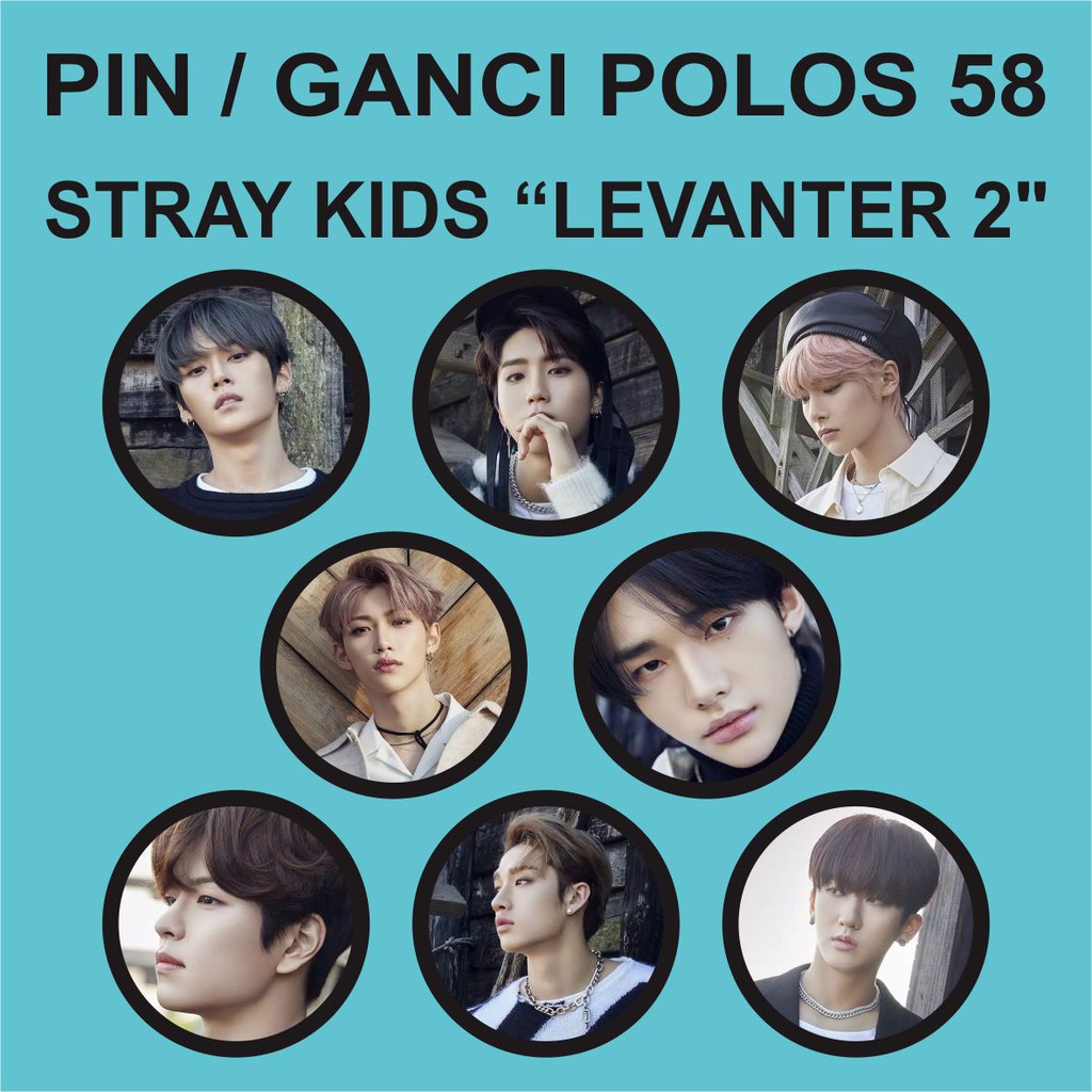 PIN / GANTUNGAN KUNCI POLOS 58 MM - STRAYKIDS Levanter 2