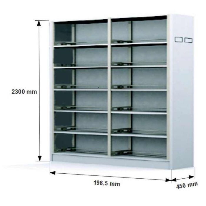 Lemari Kabinet Fixed Filling Cabinet 2 Bays Krisbow 10143930