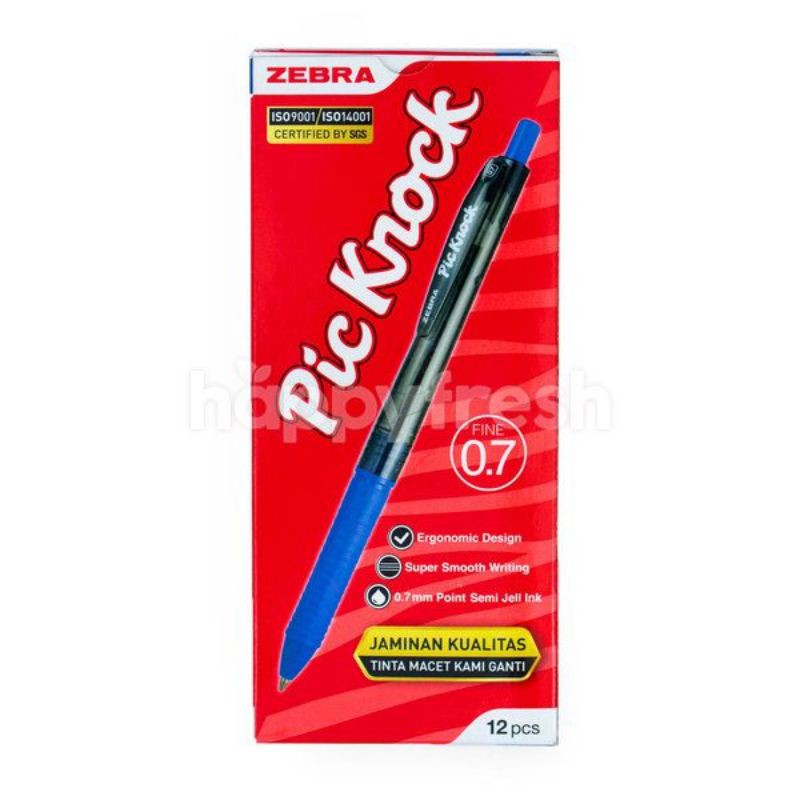 

Pulpen ballpoint Zebra Picknock Biru