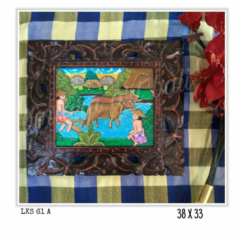 lukisan kanvas hiasan dinding pajangan dekorasi dinding lukisan dinding souvenir bali