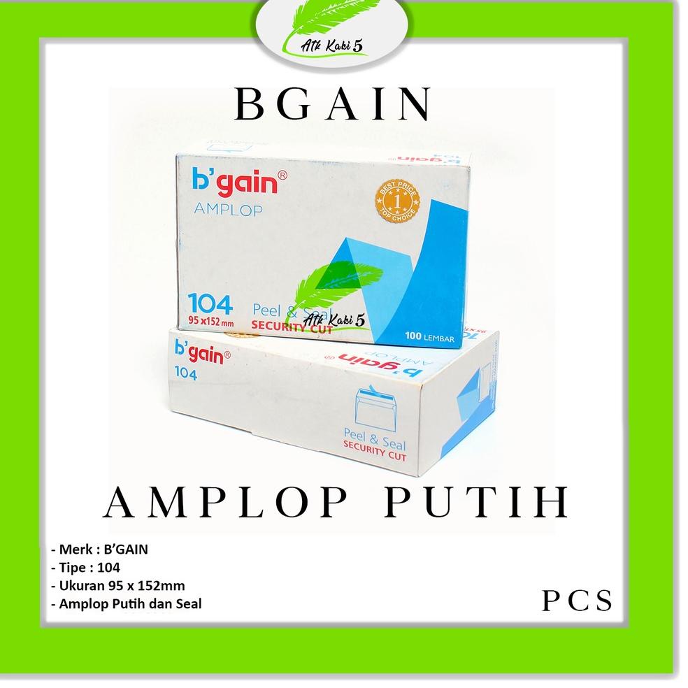 

(E2D9) ✯ BGain Amplop Putih Ukuran 104 80gsm Peel and Seal - PACK //Paling@murah