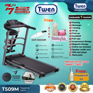 Treadmill Listrik Twen Model T509M / Treadmill Elektrik Terbaru