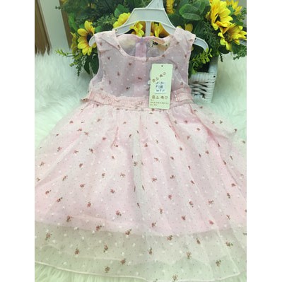 Dress Anak Bulu Pink Mutiara