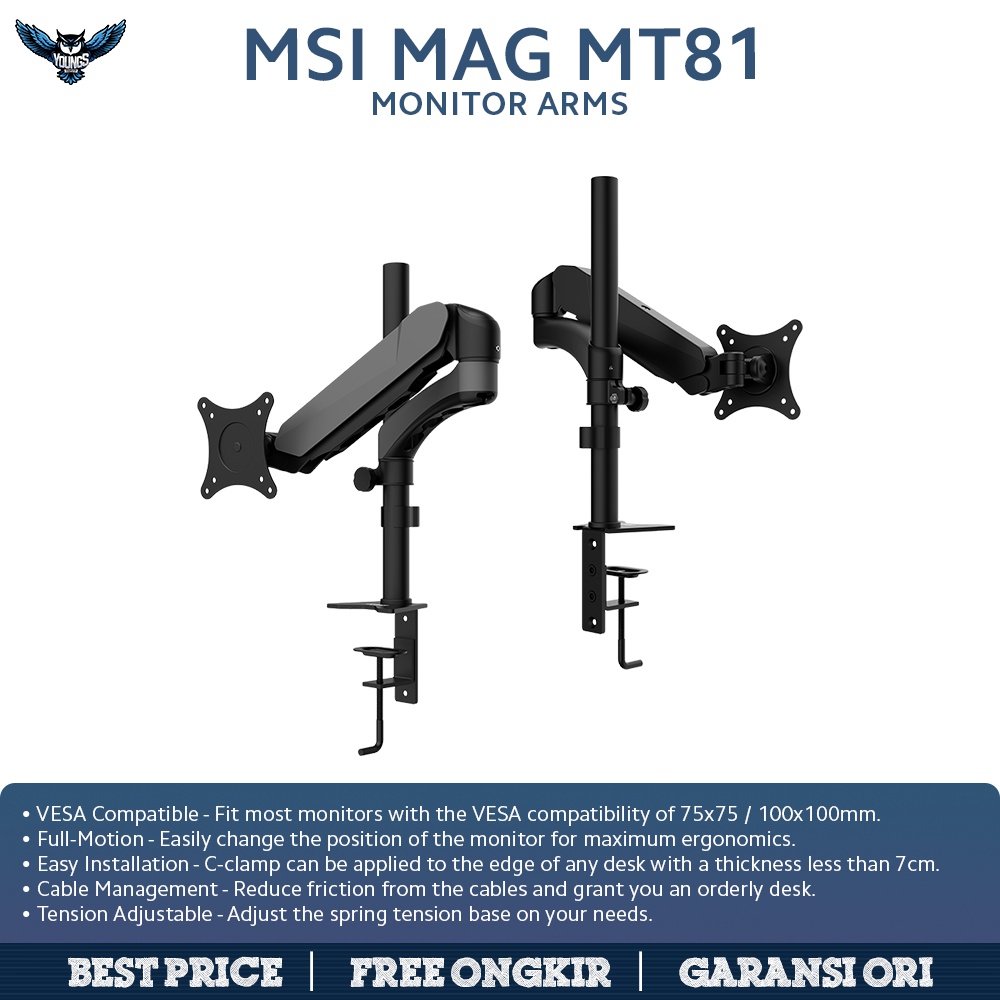 MSI MAG MT81-XX Braket Meja Vesa Mounting Monitor / Bracket TV