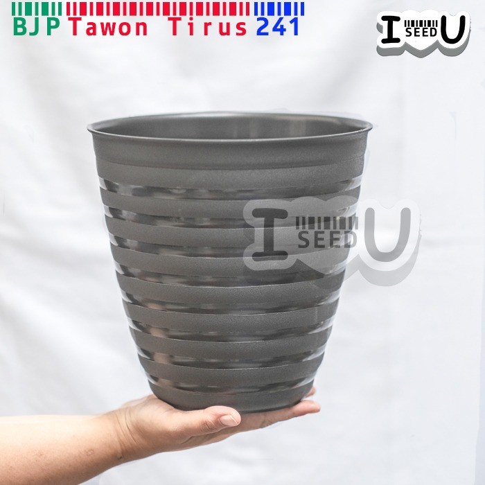 Pot Bunga Tawon Tirus/Pirus Ori 241 Hitam (BJP)