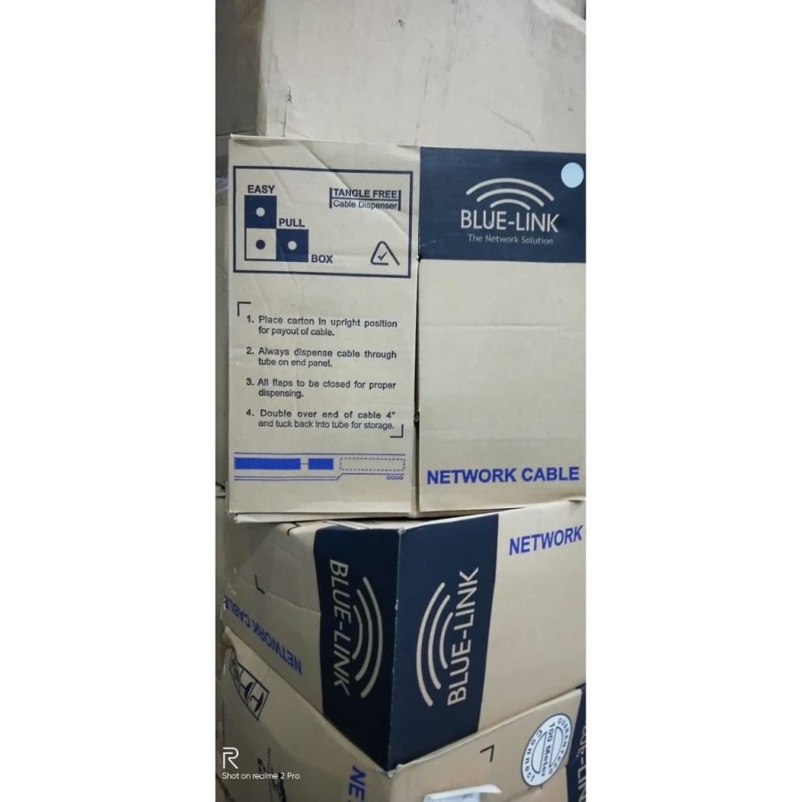 Kabel Lan BlueLink 305 meter Cat 5e Belden RJ45