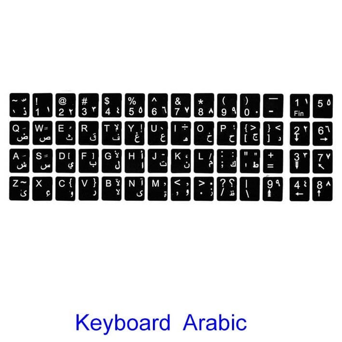 Jual Stiker Keyboard Huruf Dan Angka Arabic Shopee Indonesia
