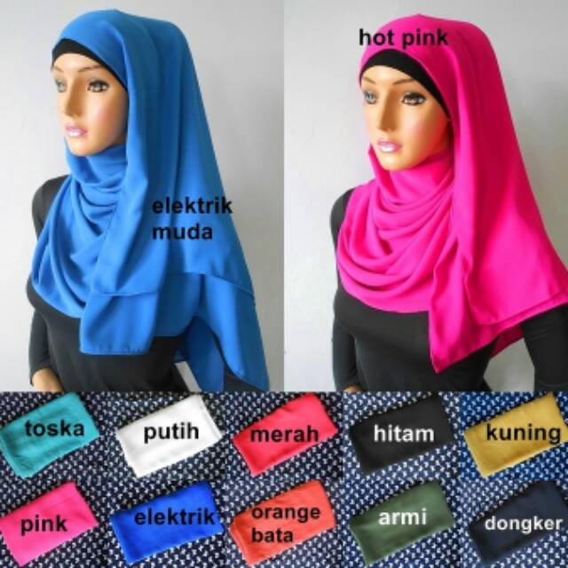 Pasmina siffon crep premium