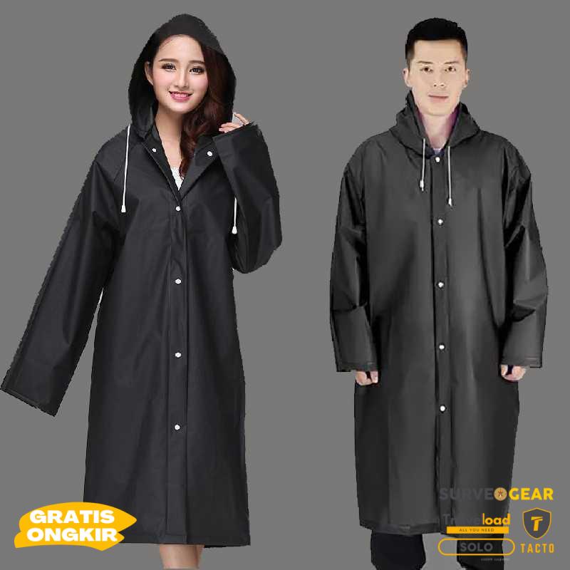 

Jas Hujan cOAT kOREA Portable Raincoat Poncho with Hood - TY876