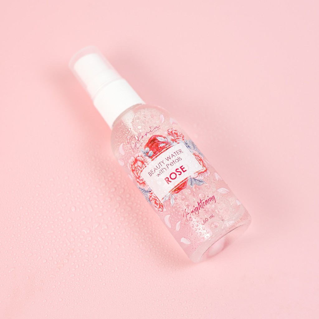 BEAUTY WATER WITH PETALS BY LEA GLORIA 60 ML FACE MIST BPOM