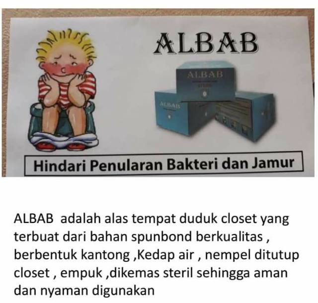 ALBAB, Alas Tempat Duduk Closet