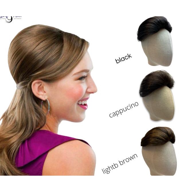 Tambahan sasak penambah volume rambut penutup uban hairtop sanggul BAGUS