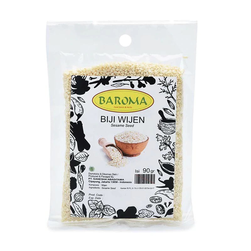 

Baroma Biji Wijen Bumbu Masak [90 g] Refill