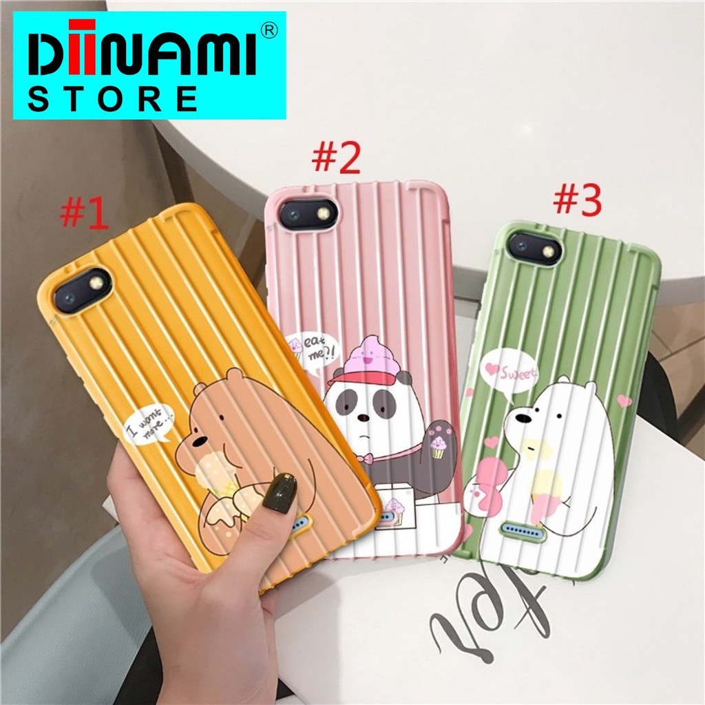 SOFTCASE WE BARE BEARS ALL TYPE  SAMSUNG OPPO VIVO XIAOMI REALME IPHONE DST1638