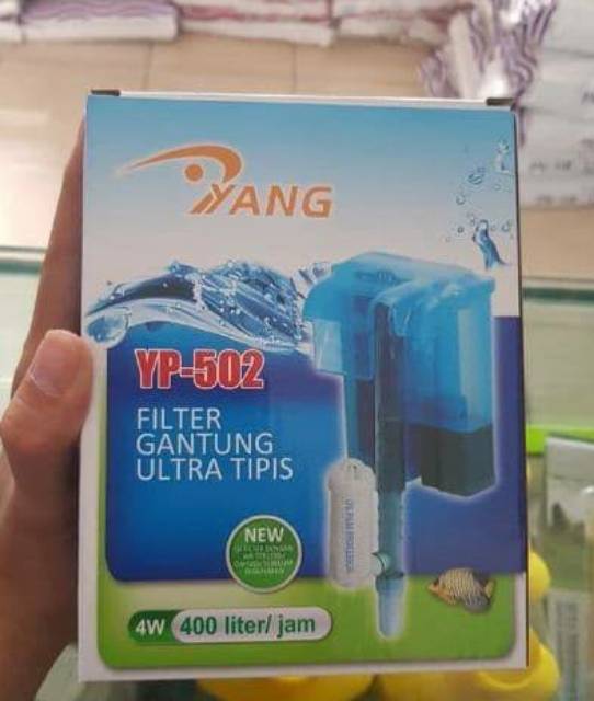 FILTER GANTUNG ULTRA TIPIS YANG YP 501 502 AKUARIUM AQUARIUM FILTER