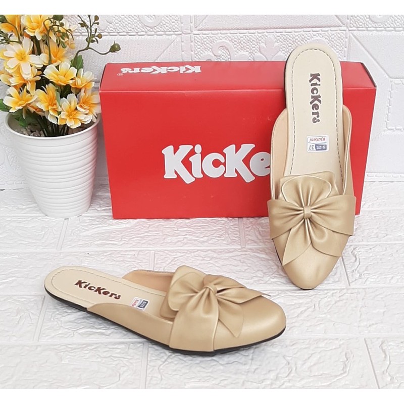 SANDAL WANITA KICKERS MODEL SLOP MIRA PITA MURAH BERKUALITAS