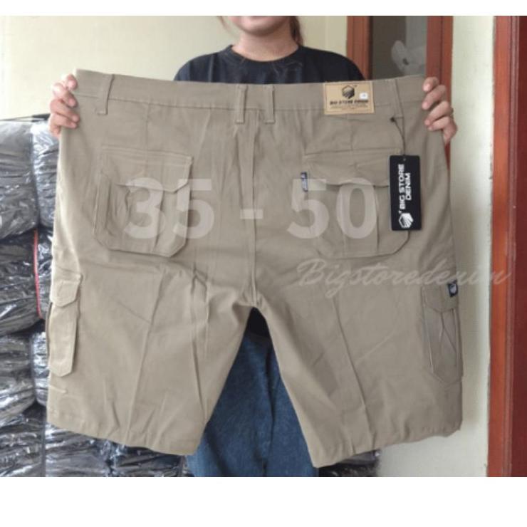 [BSD] CELANA CARGO PENDEK JUMBO PRIA 36 38 40 42 44 46 48 50 / CELANA CARGO PRIA PENDEK BIGSIZE / CE