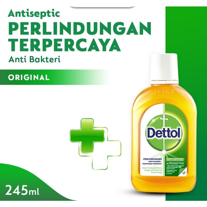 Dettol Antiseptik Liquid 245 ml Cairan Antiseptik anti bakteri