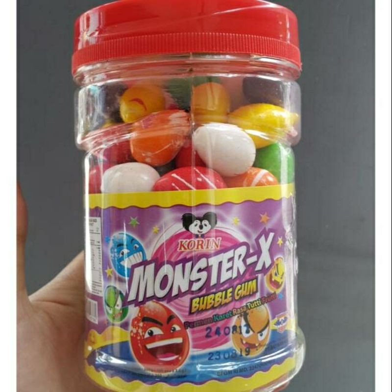 Permen karet. Monster X (Permen Karet) isi 100pc