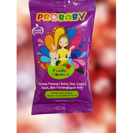 Probaby Powder Cleanser Pencuci Pembersih Botol Dot Sayur dan Buah