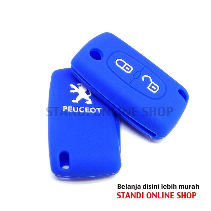 Kondom Kunci Silikon Remote Keyshirt PEUGEOT 307 308 107 207 407 408