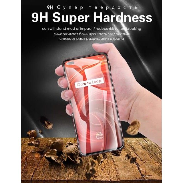 REALME X3 SUPER ZOOM TEMPERED GLASS 9D FULL COVER FULL SCREEN