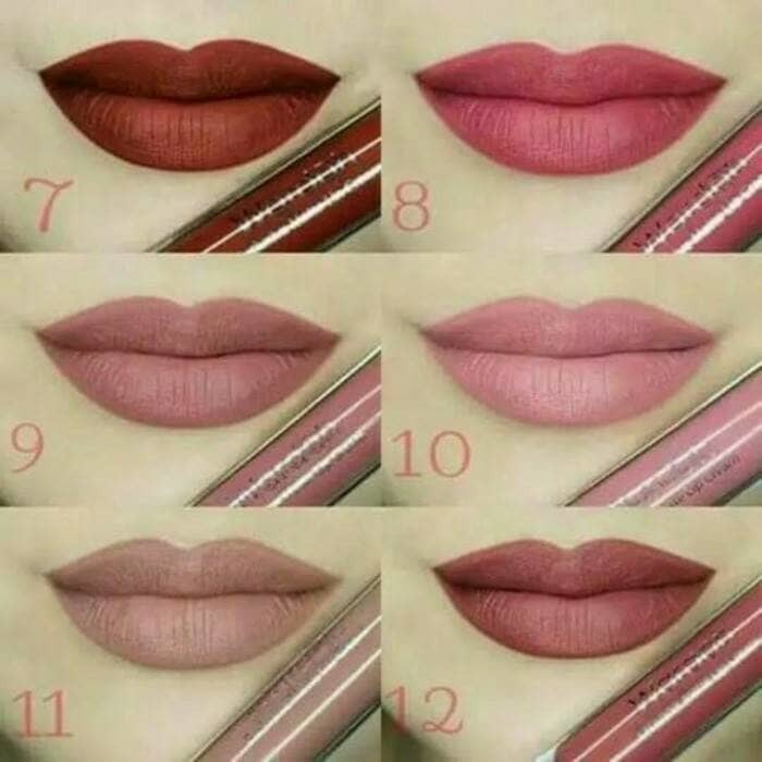 Wardah Exclusive Matte Lip Cream No 12 Plump It Up