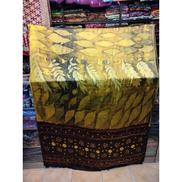 jumputan Palembang motif ecopri bahan sutra