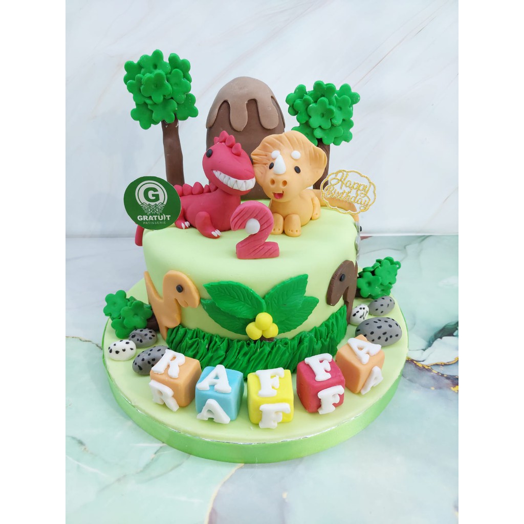 

dino cake / kue ulang tahun