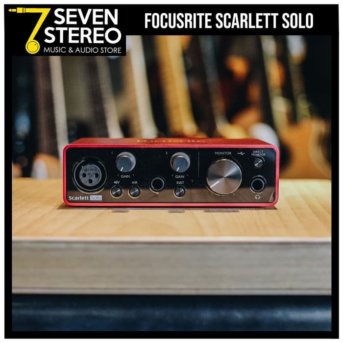 Soundcard Focusrite Scarlett Solo 3rd Generation