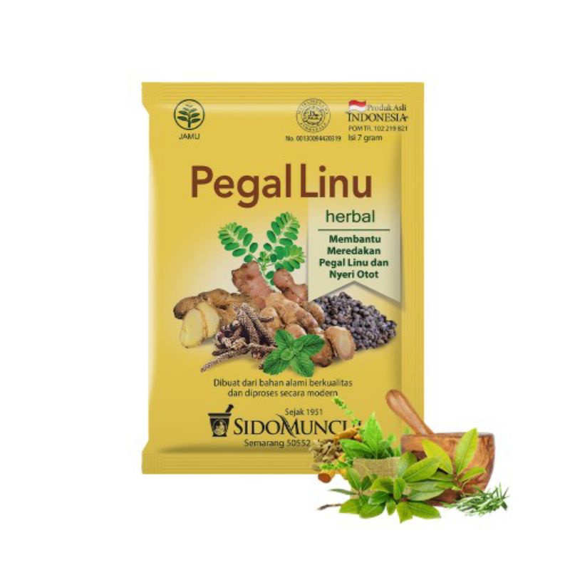 

JAMU PEGAL LINU SIDOMUNCUL 1 PAK(10 sachet)