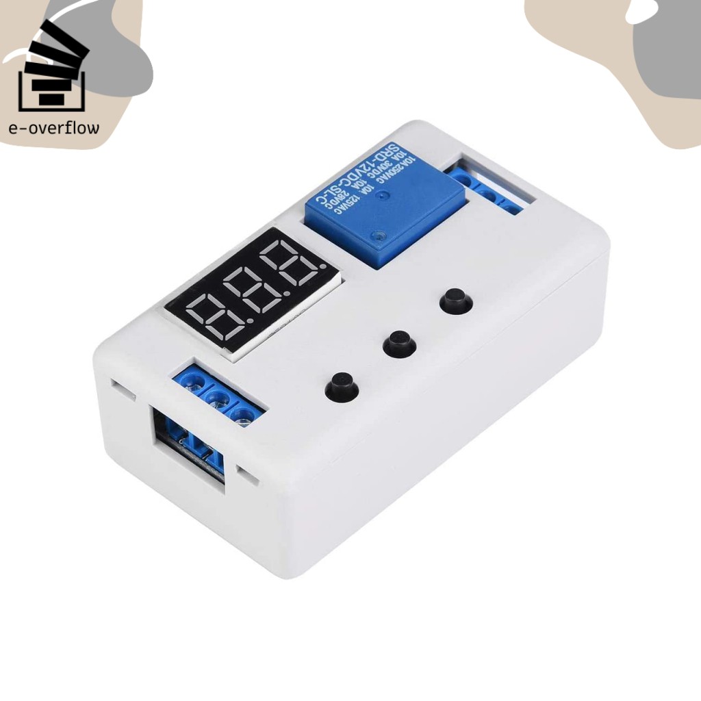 Jual Relay 12V Module Adjustable Trigger Timing Multifunction Timer dg