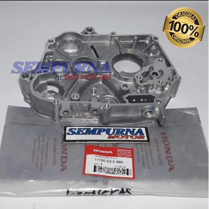 Krengkes Krengkas Bak Tengah Crankcase Supra Lama Ori AHM Original Honda 11100-KEV-880