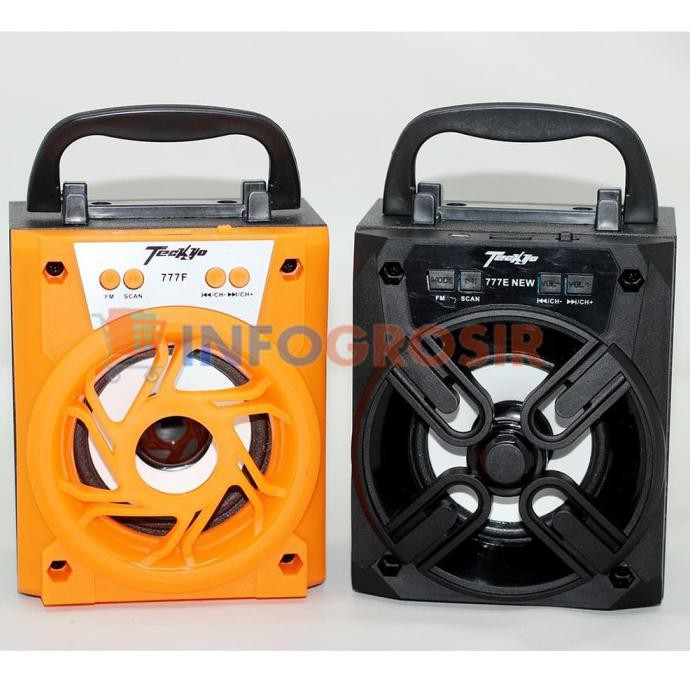 Speaker Teckyo 777E GMC Super bass Bluetooth USB FM Portable