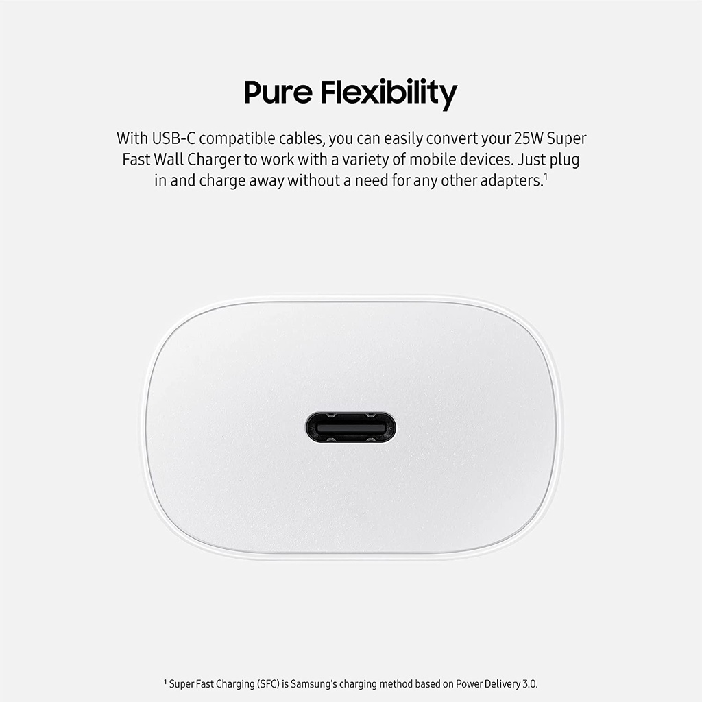 Charger Samsung 25W Original 100% Fast Charging USB C to USB C