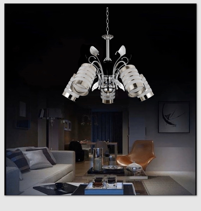 Lampu gantung minimalis dekorasi ruang tamu 7452/5