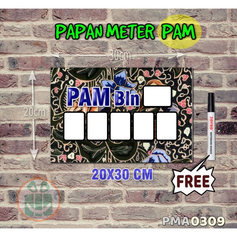 

SBC Papan Meter Listrik PLN PAM motif Unik - Batik 09