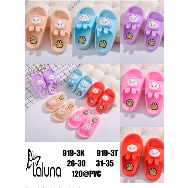 [SJ] sandal anak eva kelinci anti slip laluna slop kelinci