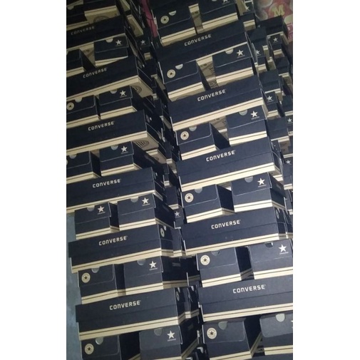 (free box converse)sepatu converse all star classic high full black all star classic tinggi hitam polos