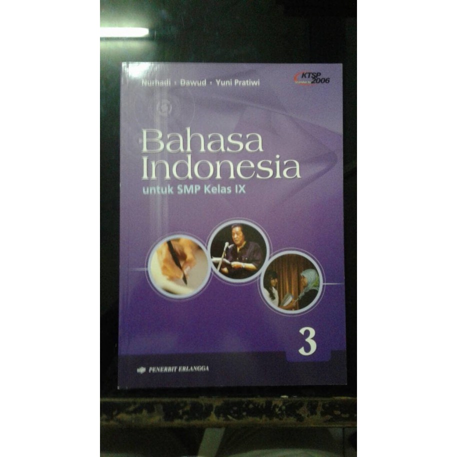 Diskon Bahasa Indonesia Kelas Ix Ktsp 2006 Erlangga Buku Smp