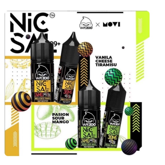 LIQUID MOVI NICSAL99+ X VAPEZOO SERIES 15ML 30MG