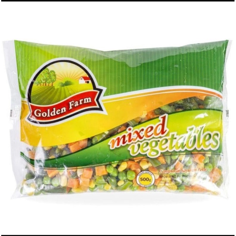 mix vegetable golden farm 500 gram