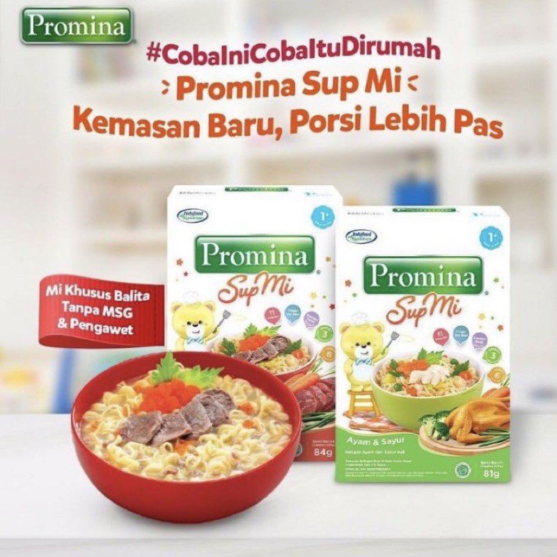 Promina Sup Mi/Makanan Bayi/Daging Sayur/Ayam Sayur/1 Tahun+