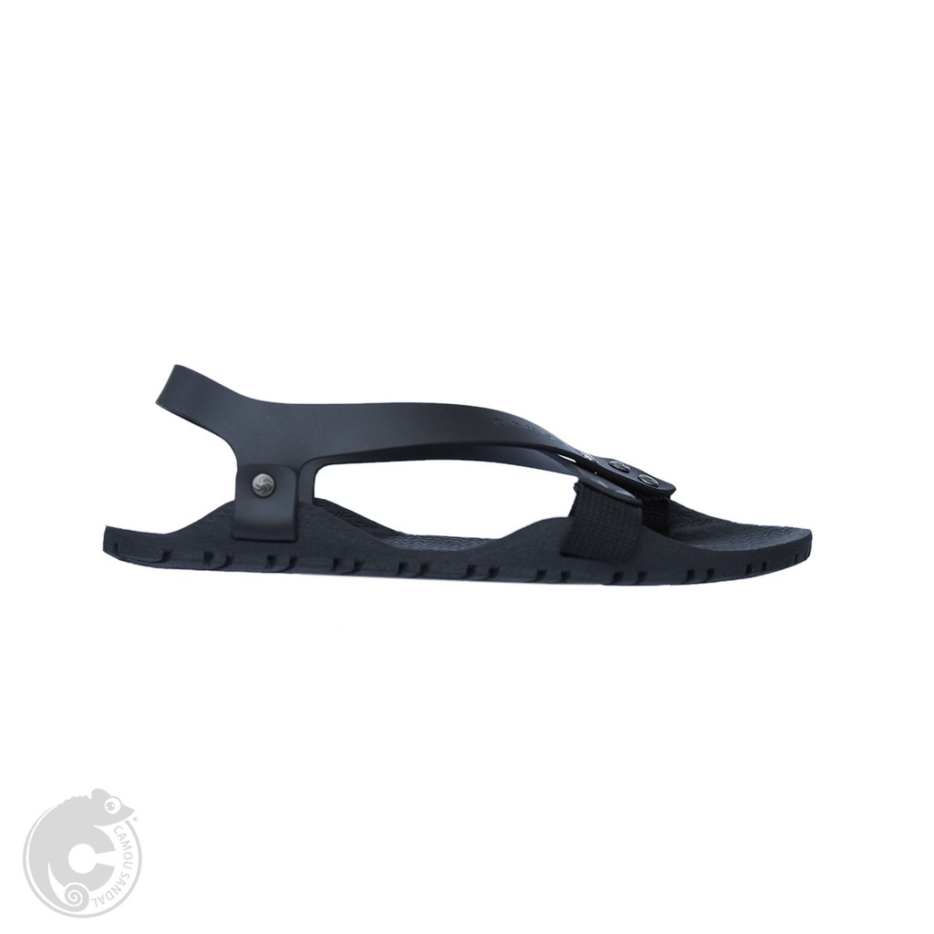 CAMOU - Borneo Black - Sandal Gunung Sandal Tali Pria Anti Slip