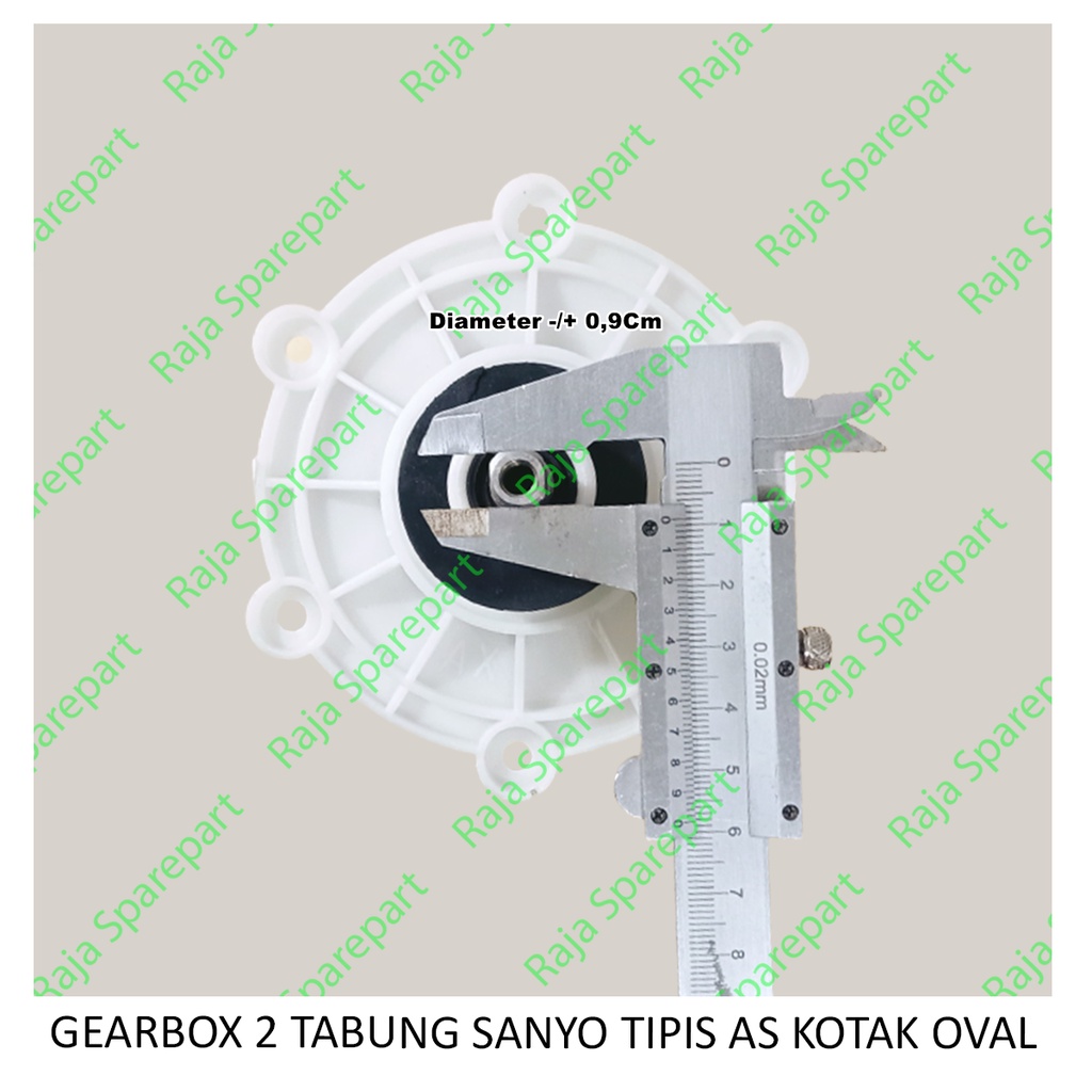 Gearbox Mesin Cuci 2 Tabung Sanyo Tipis ( As Kotak - Oval ) GB16