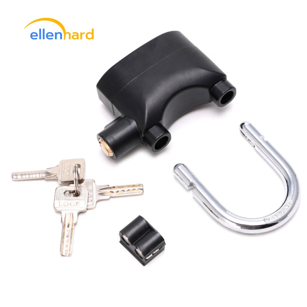 Gembok Alarm Motor Lock Siren Anti Maling Waterproof